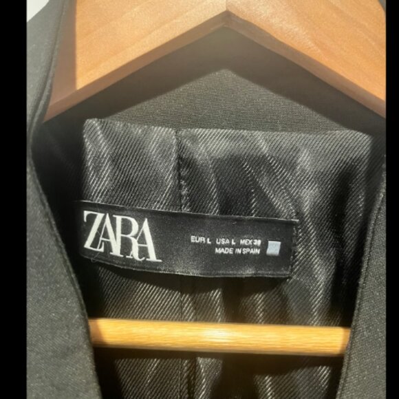 Zara - Inverted Lapel Blazer/ Jacket - Picture 6 of 6